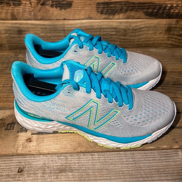 New Balance Athletic Shoes in Gray and Blue - Picture 2 of 8